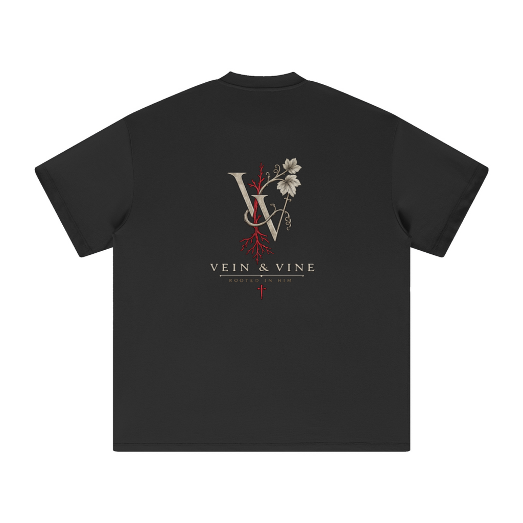 305GSM Unisex FOG Earth-Tone 20-Color Drop-Shoulder T-shirt Black
