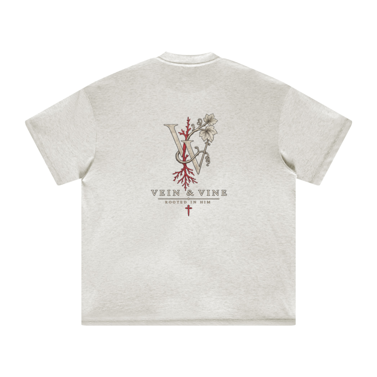 305GSM Unisex FOG Earth-Tone 20-Color Drop-Shoulder T-shirt Beige 