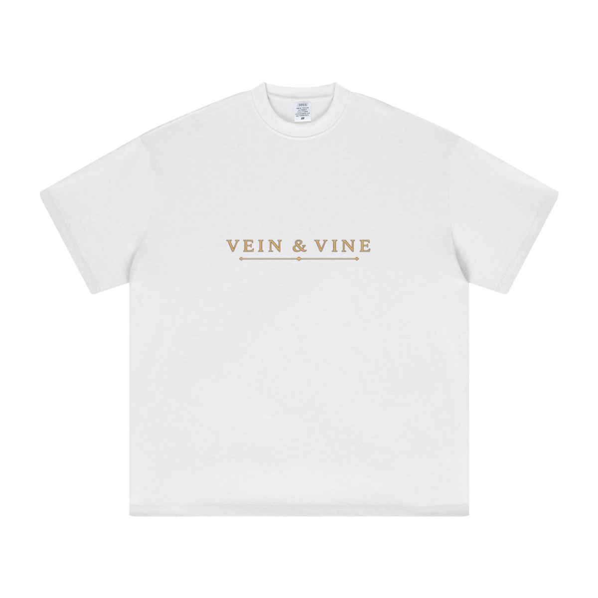 305GSM Unisex FOG Earth-Tone 20-Color Drop-Shoulder T-shirt White