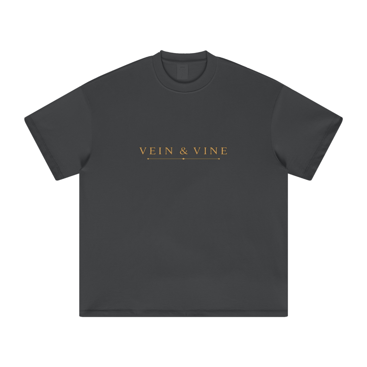 305GSM Unisex FOG Earth-Tone 20-Color Drop-Shoulder T-shirt Dark gray