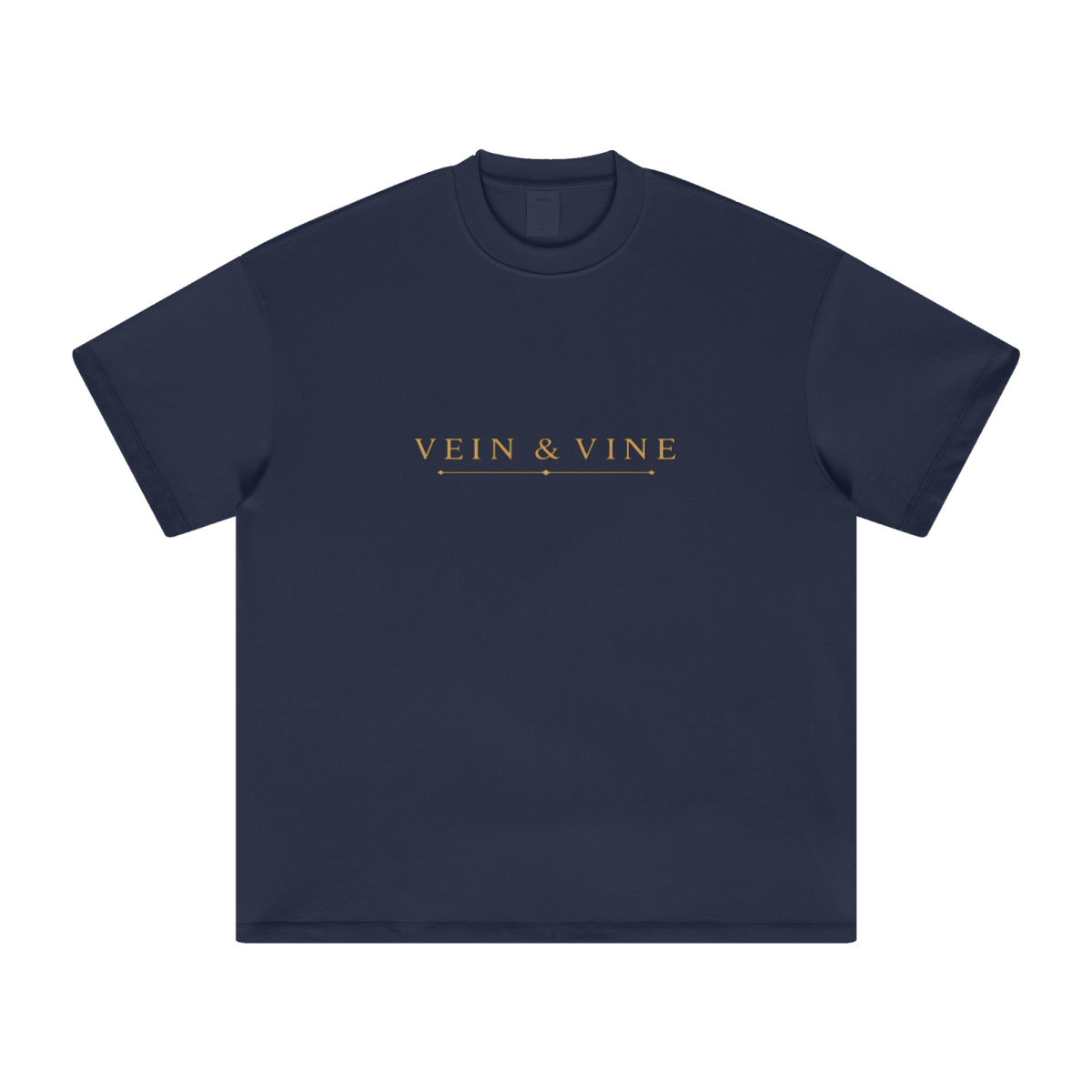 305GSM Unisex FOG Earth-Tone 20-Color Drop-Shoulder T-shirt Dark blue