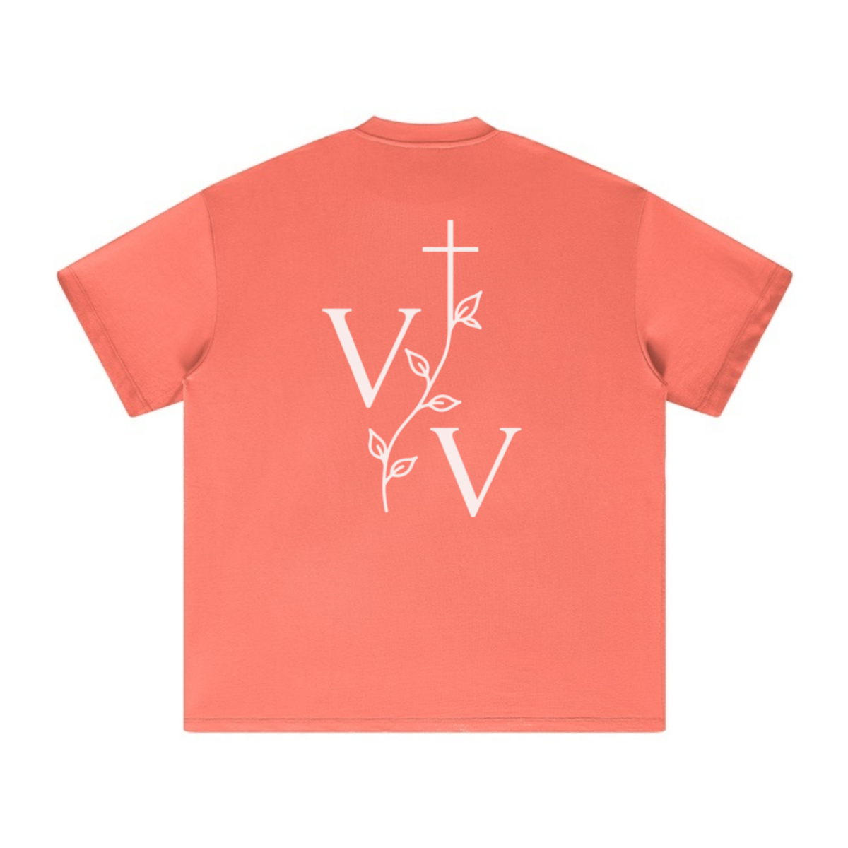 305GSM Unisex FOG Earth-Tone 20-Color Drop-Shoulder T-shirt Orange