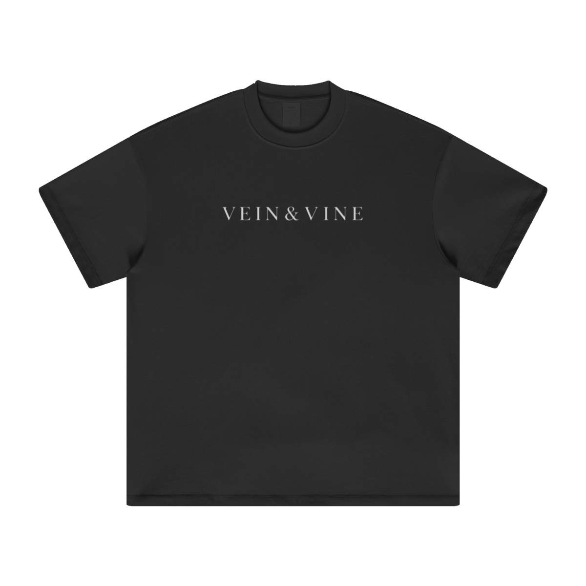 305GSM Unisex FOG Earth-Tone 20-Color Drop-Shoulder T-shirt Black